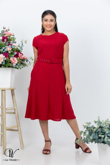 Taliya Taylor Dress with Belt