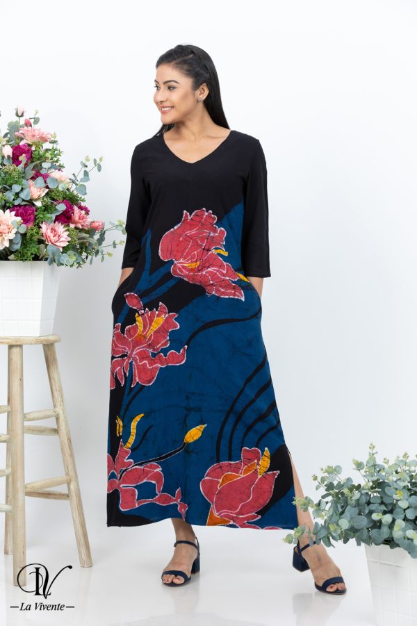 Long Batik Dress - Image 5