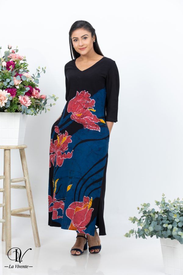 Long Batik Dress - Image 4