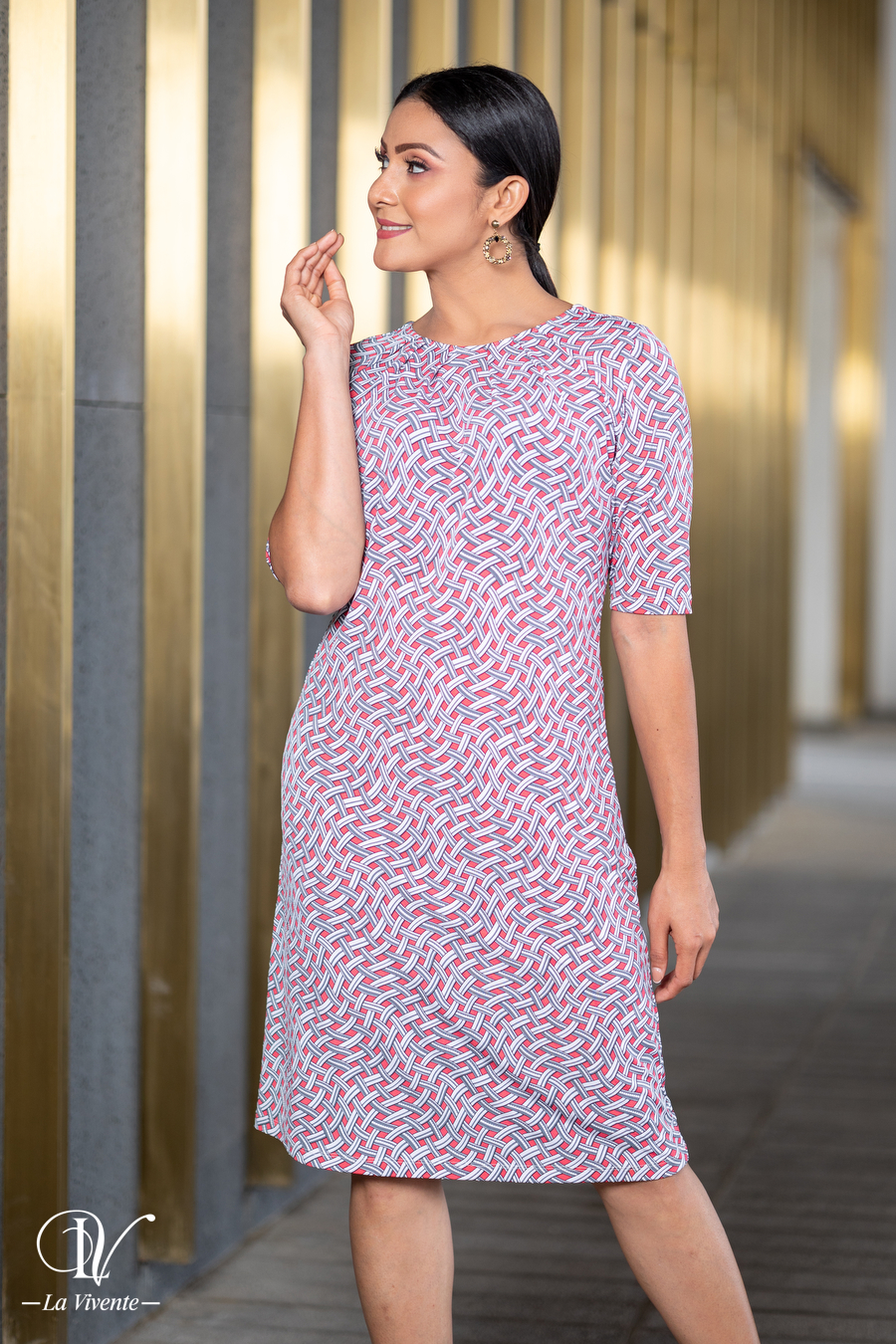 printed t shirt dress designer