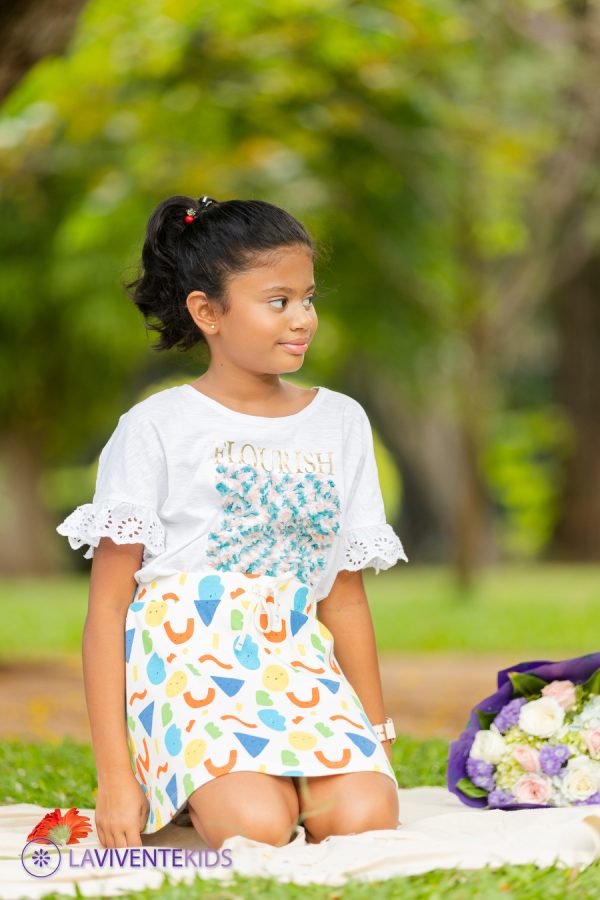 Daisy Printed Skirt - Image 10