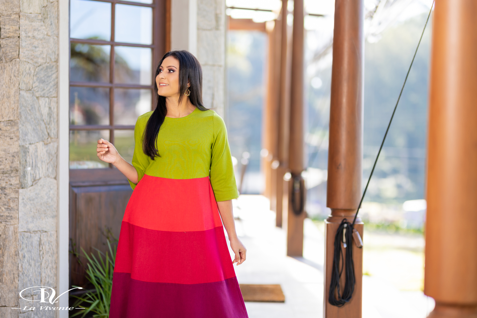 Color-block Maxi Dress - Image 6