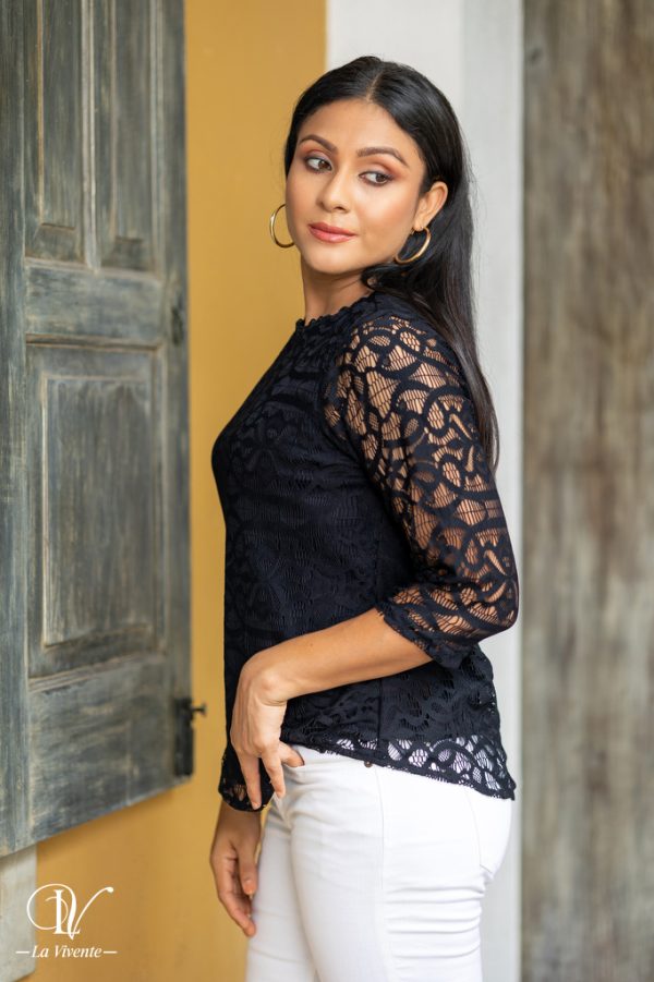Lined  Lace Top - Image 2