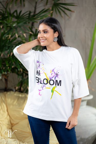 Printed oversized T-shirt
