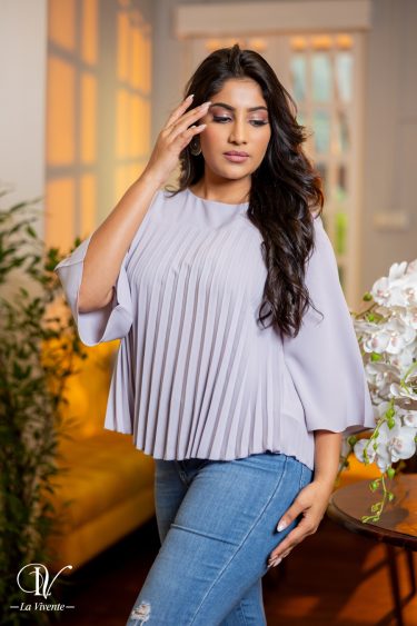 Flare Sleeved Sunray Top