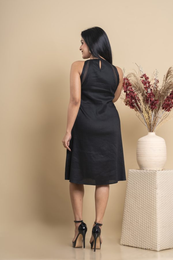 Lace Detailed Cutaway Short Dress - Image 5