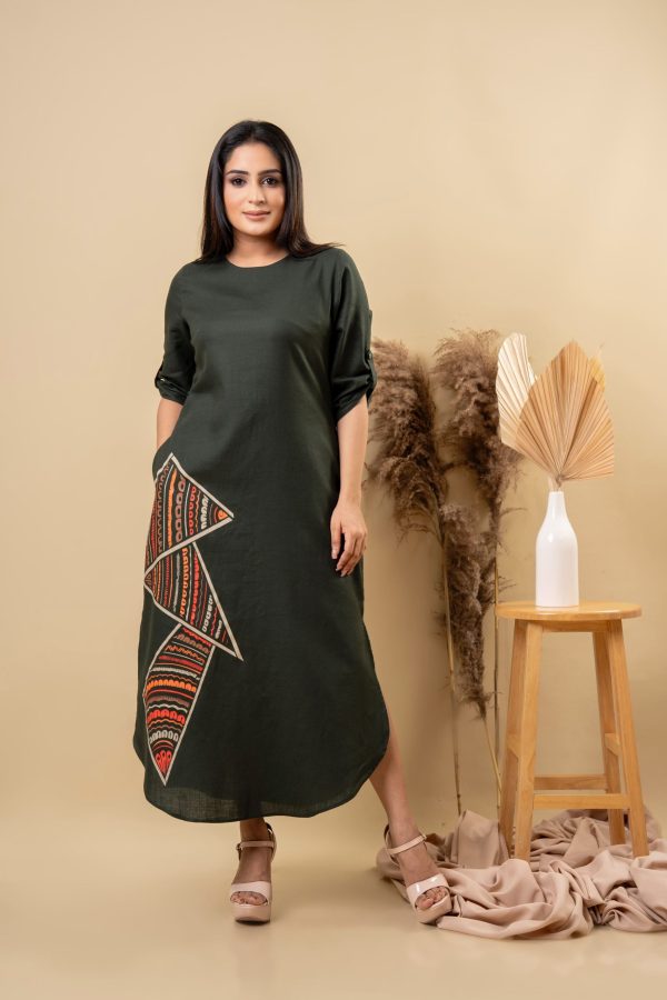 Geometric Printed Maxi Dress - Image 4