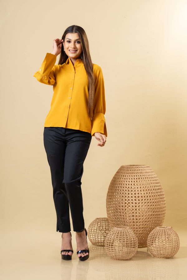 Button Up Shirt Blouse - Image 2