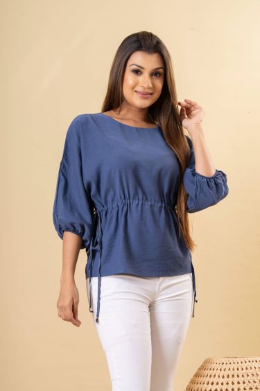 Tie Up Detailed Loose-fit Top