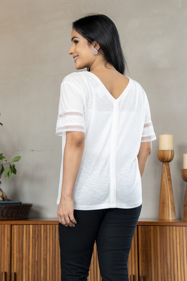 Lace Detailed Loose Fit Top - Image 2