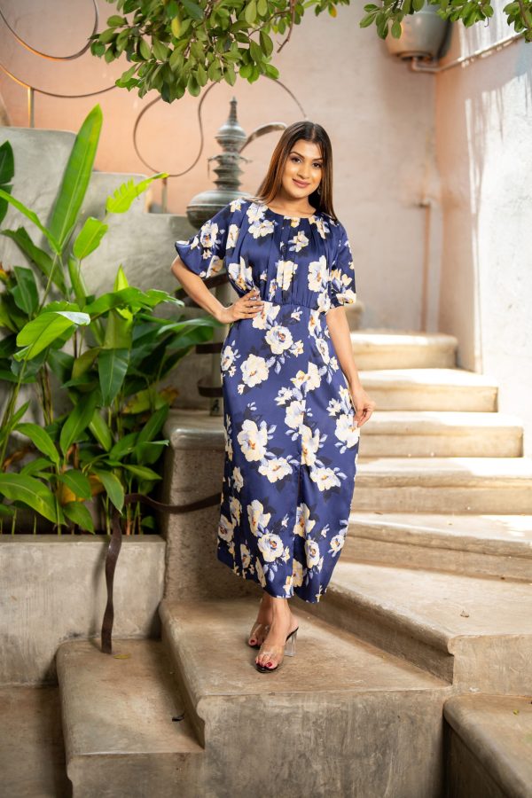 Floral Patterned Maxi Dress - Image 2