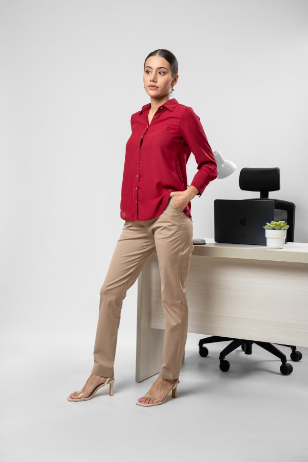 Long sleeved button up shirt - Image 4