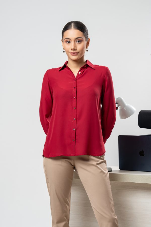 Long sleeved button up shirt - Image 3