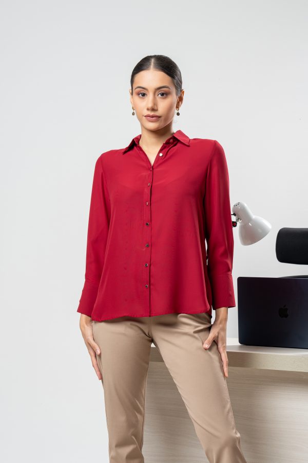 Long sleeved button up shirt - Image 2