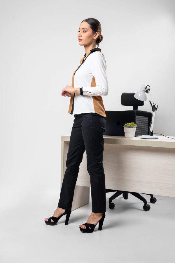 Three-Tone Long Sleeved Top - Image 4