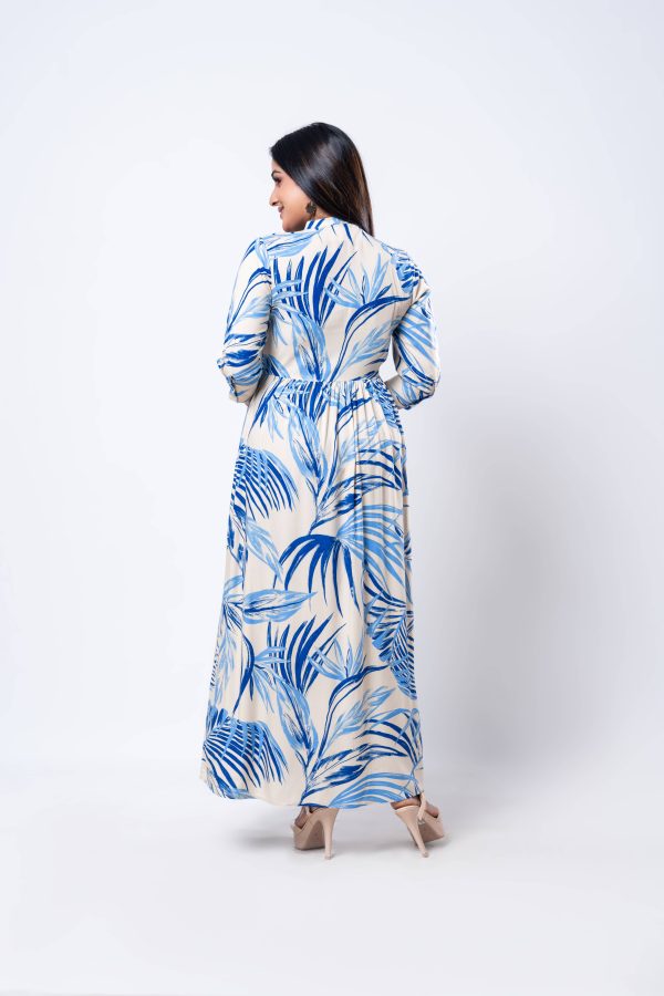Tropical Patterned Maxi Dress - Image 4