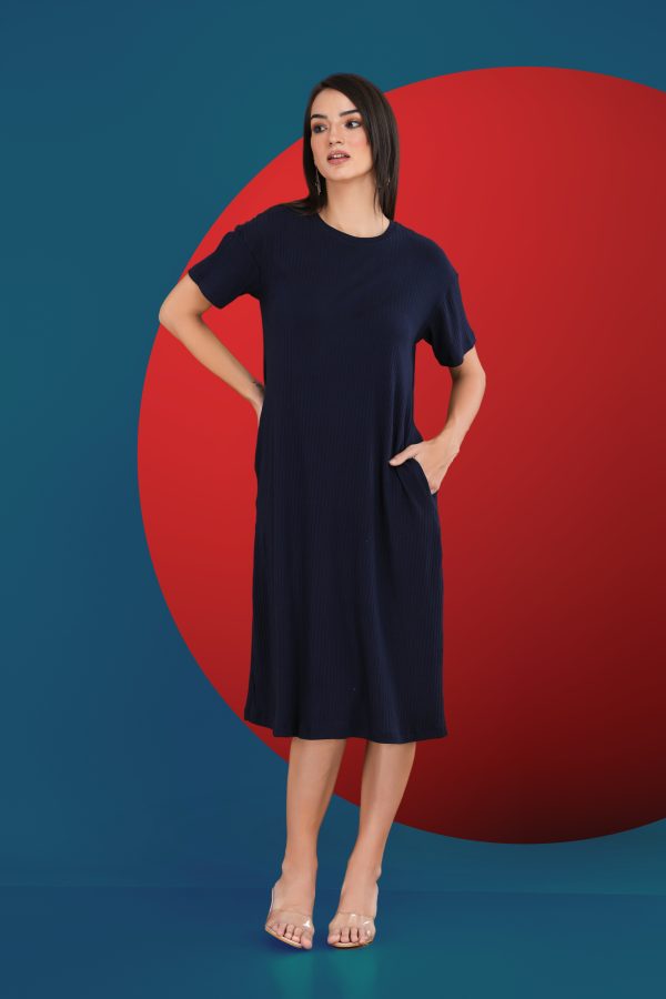 Drop Shoulder T-Shirt Dress