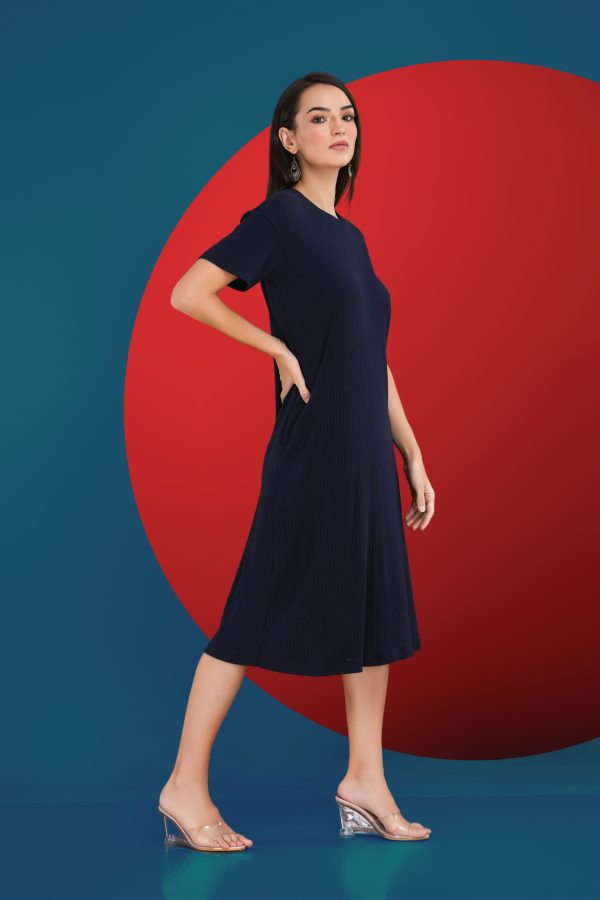 Drop Shoulder T-Shirt Dress - Image 3