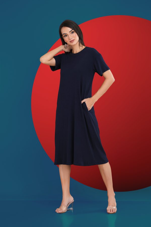 Drop Shoulder T-Shirt Dress - Image 2