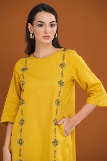 Embroidery Short Dress
