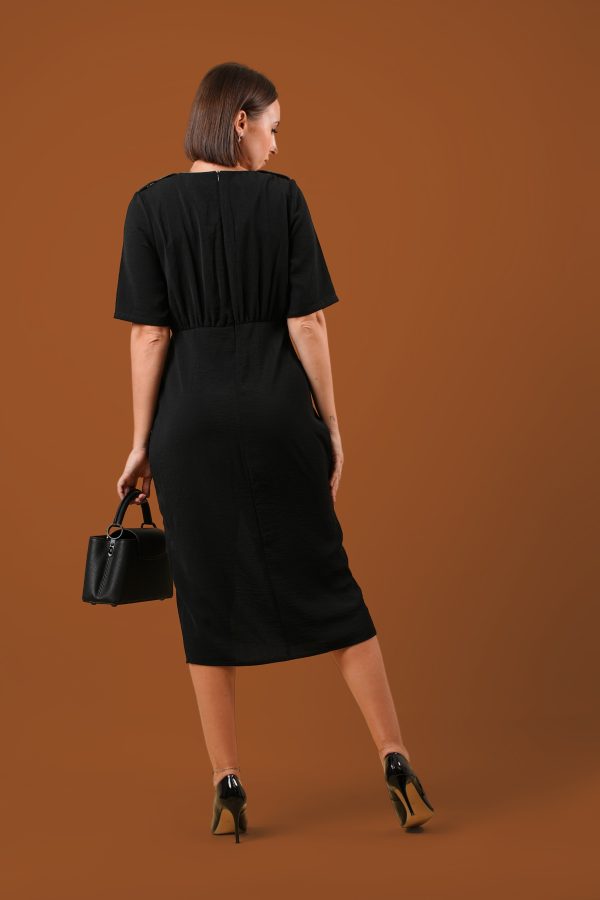 Front Slit Workwear Dress - Image 5