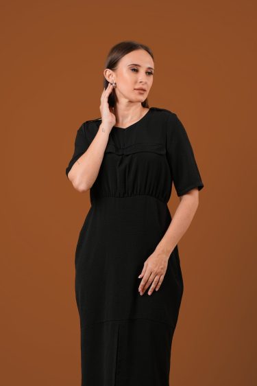 Front Slit Workwear Dress