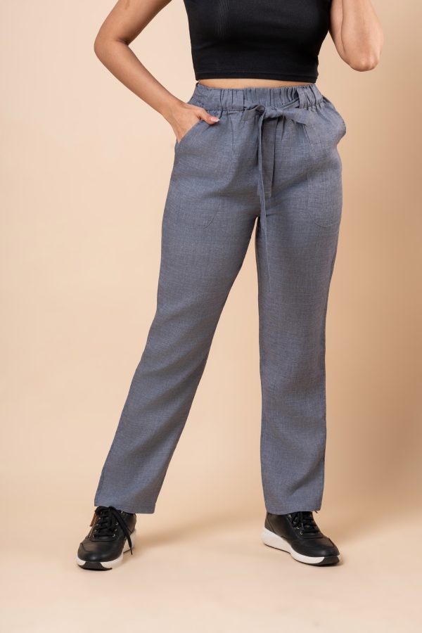 Waist Tie-Up Detail Pants - Image 6