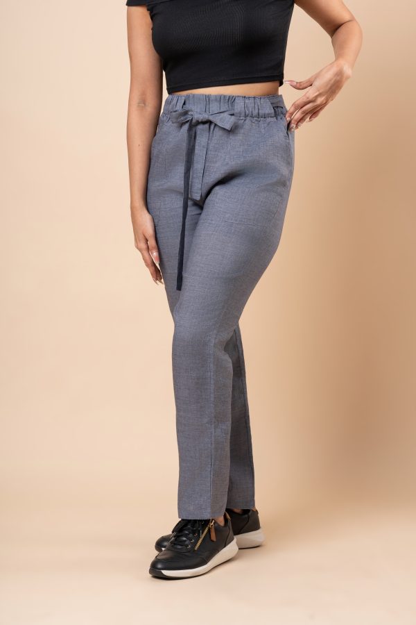 Waist Tie-Up Detail Pants - Image 4