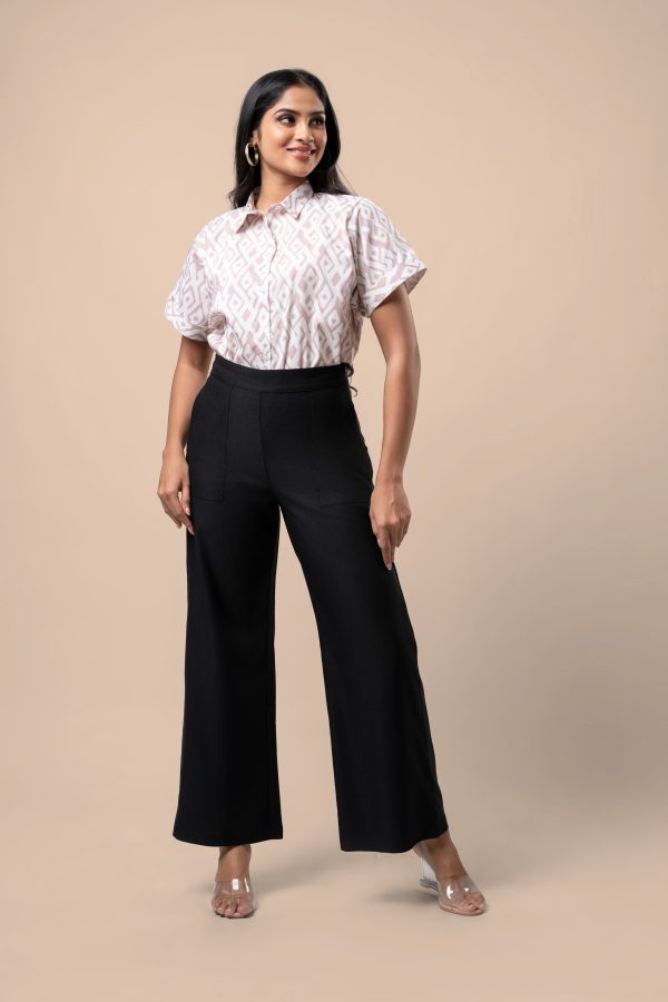 Patch Pocket Detail Pants - Image 2