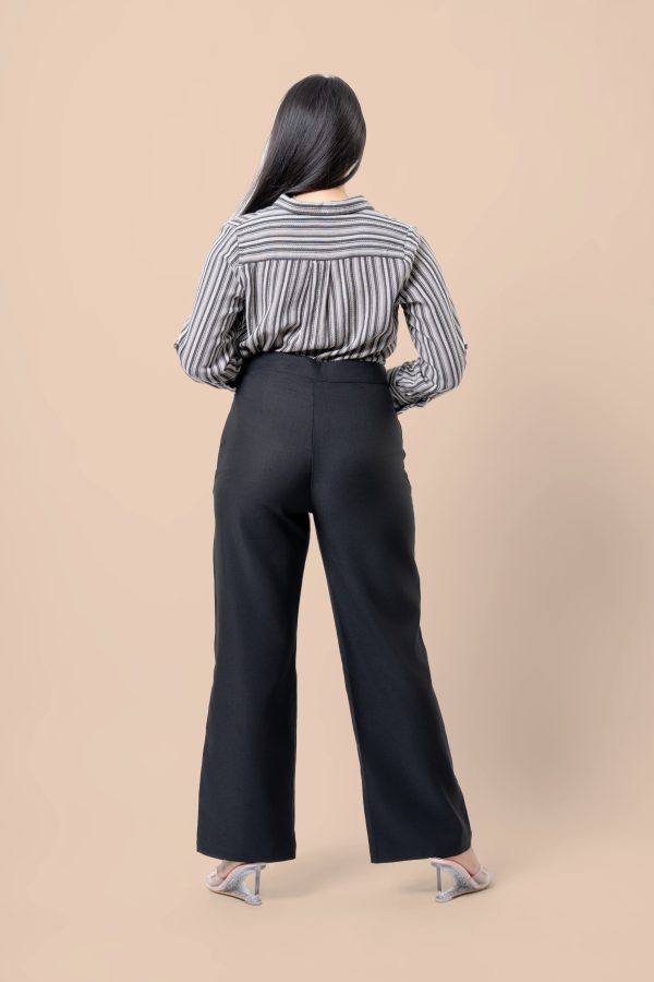 Chain Detail Straight Leg Pants - Image 5
