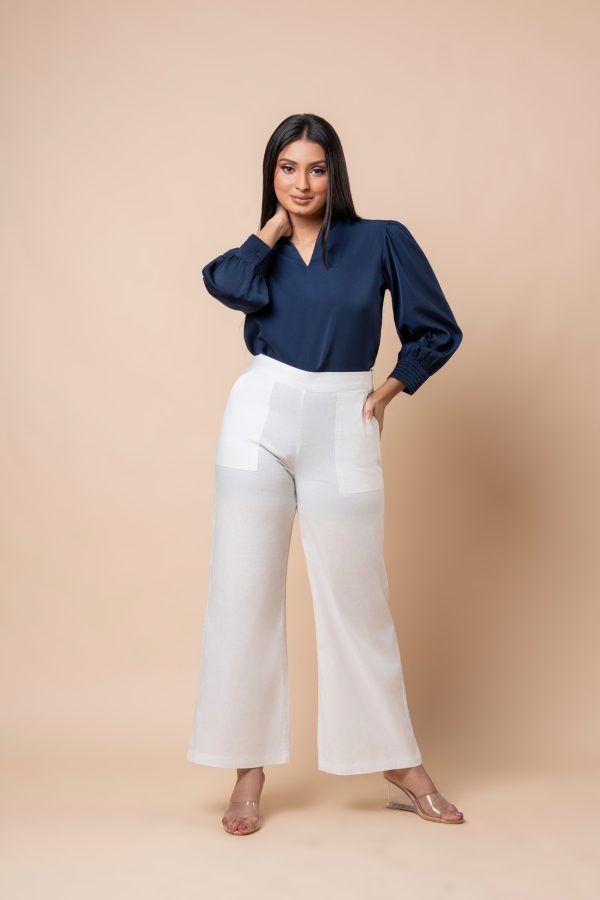Patch Pocket Detail Pants - Image 3