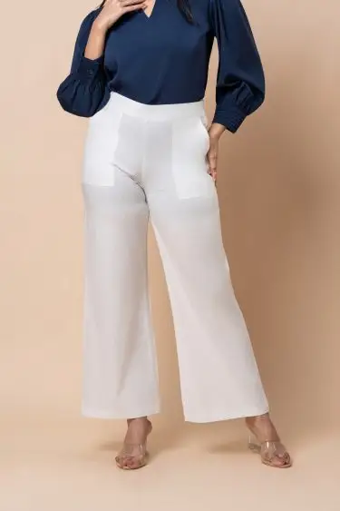 Patch Pocket Detail Pants