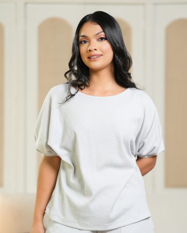 Waffle Top and Shorts Set